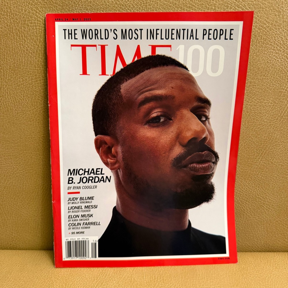 TIME Magazine April 24‎ May 1 2023 Michael B Jordan TIME100 Cover